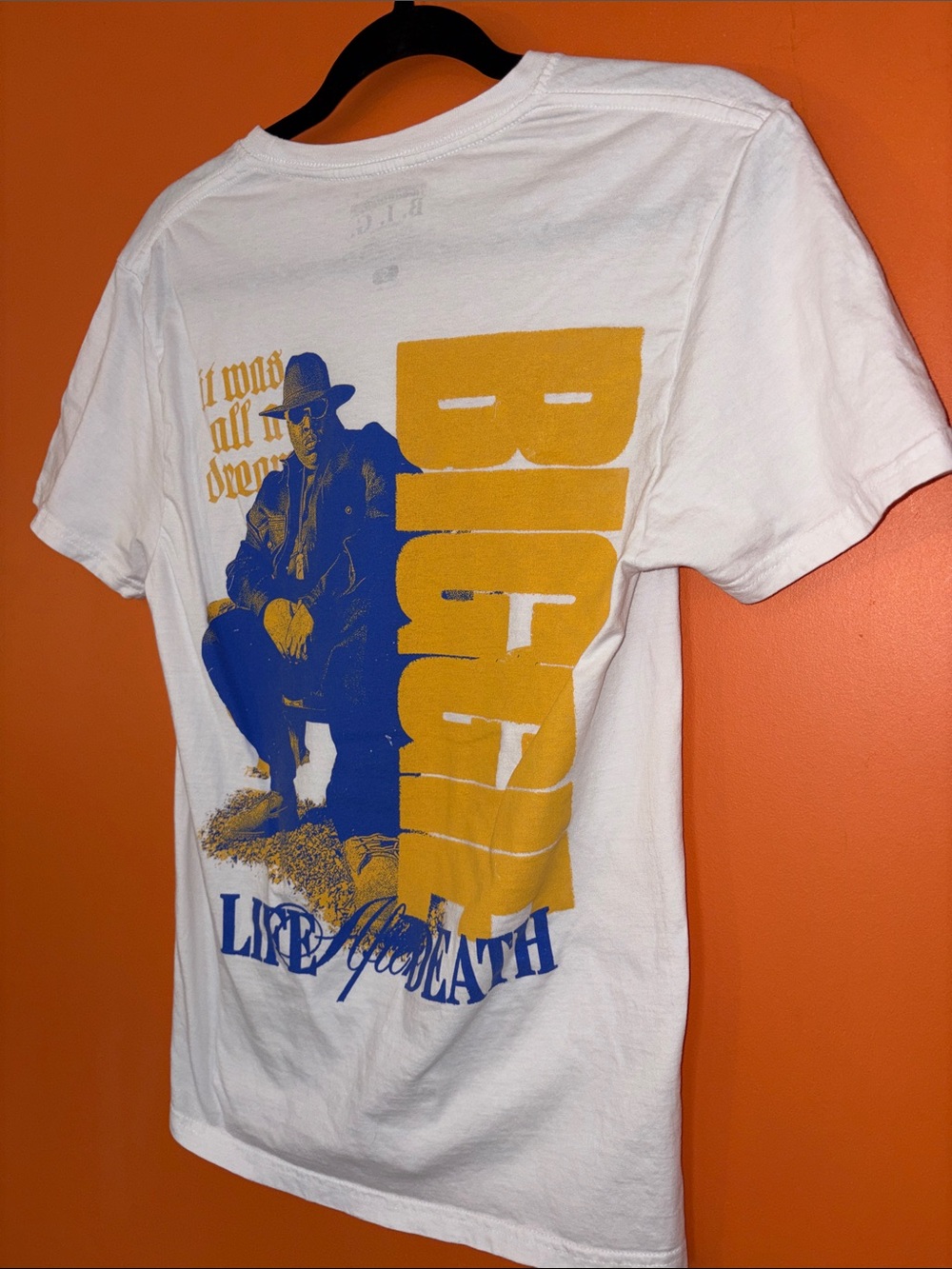 Notorious B.I.G. White Graphic Tee - "It Was All A Dream" Size Small 2/4/6